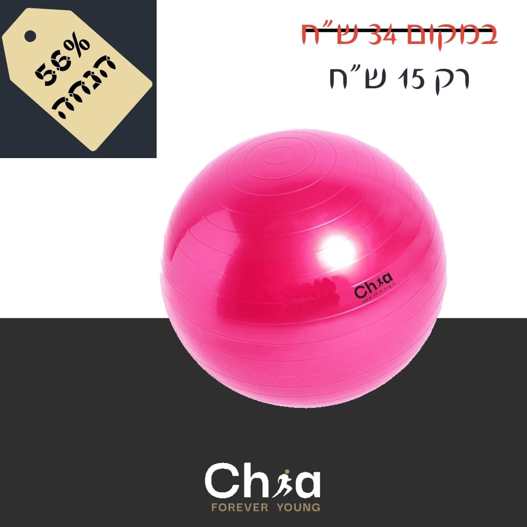 כדור פילאטיס קטן 25 ס"מ במבצע חיסול